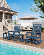 GarveeLife Poly Lumber Rocking Chair Outdoor Set of 2 - Image 6