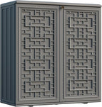 Indoor Outdoor Storage Cabinet Waterproof by Mrosaa
