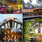 Mlambert 3 Color Outdoor LED Dimmable String Lights - Image 9