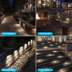 SUNVIE 7 Inch Retaining Wall Lights 5W LED Hardscape Lighting 12V-24V Low - Image 4