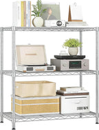 Xcity Storage Shelves, 3 Tier Heavy Duty Metal Shelving Unit by Unknown
