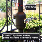 Sunnyglade 9' Solar 24 LED Lighted Umbrella - Image 2