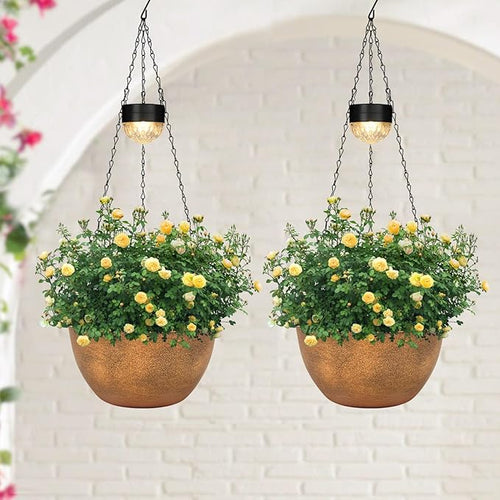 2 Packs Hanging Planters Basket by SUNNYPARK