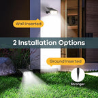 Linkind Solar Lights Outdoor Waterproof IP65, StarRay Dusk-to-Dawn Outdoor - Image 3
