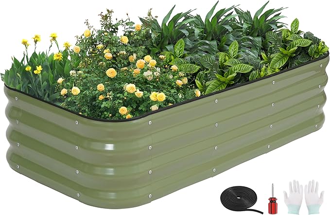 3-in-1 Modular Raised Garden Bed Kit by GoCampDirect