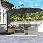 Tangkula 10ft Solar LED Patio Umbrella - Image 3