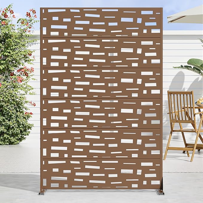 Casaphoria Metal Privacy Screen Outdoor by Casaphoria