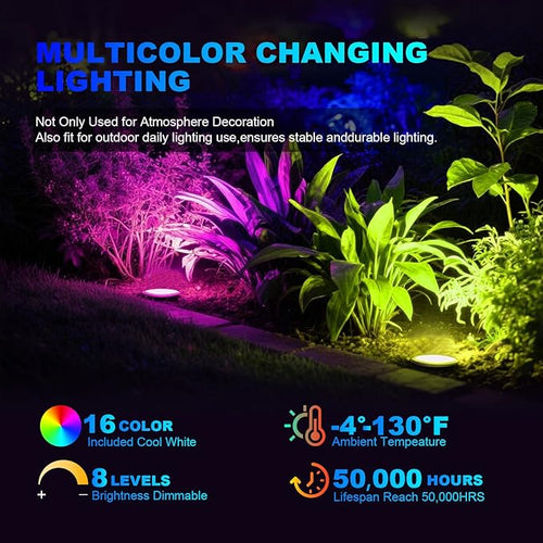 4 Pack 3w 12v Low Voltage In-ground Lights LED Landscape Light Waterproof IP67 - Image 2