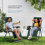 Nestl Zero Gravity Chairs Set of 2, Patio Lounge Chair Outdoor - Image 9