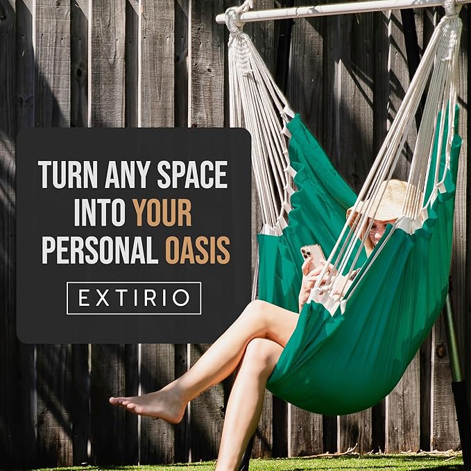 Hanging Hammock Chair Swing – Hanging Chair Outdoor & Indoor - Image 9