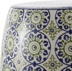 JONATHAN Y TBL1025A Lula 17.25" Suzani Ceramic Indoor/Outdoor Garden Stool - Image 7