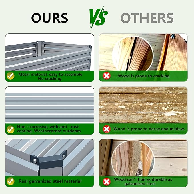 Galvanized Raised Garden Bed - Image 4
