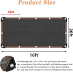 Shade Cloth 90% Sunblock Net for Garden Patio, Shade Sails -for Plants - Image 2