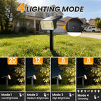 Fabrito Solar Spot Lights Outdoor 4 Pack, Auto On/Off Spotlights, IP67 - Image 3