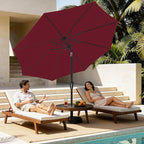 MEWAY 9ft Patio Umbrella Outdoor Table Umbrellas - Image 2