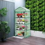 Mini Greenhouse for Indoor Outdoor, Plant Green House 4-Tier Rack Stand - Image 8