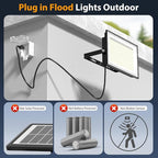 Onforu 200W Flood Lights Outdoor, 19000lm Bright LED Work Light - Image 2