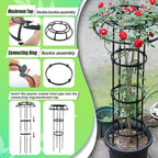 Garden Trellis for Climbing Plants Outdoor, 41.3 Inch Mushroom Top Trellis for - Image 5