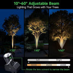 All Night Solar Spot Lights 2500mAh, Adjustable Angle Landscape Lights - Image 4