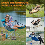 KingCamp Hammock Chair with Footrest – Heavy Duty Swinging Rocking Camping - Image 8
