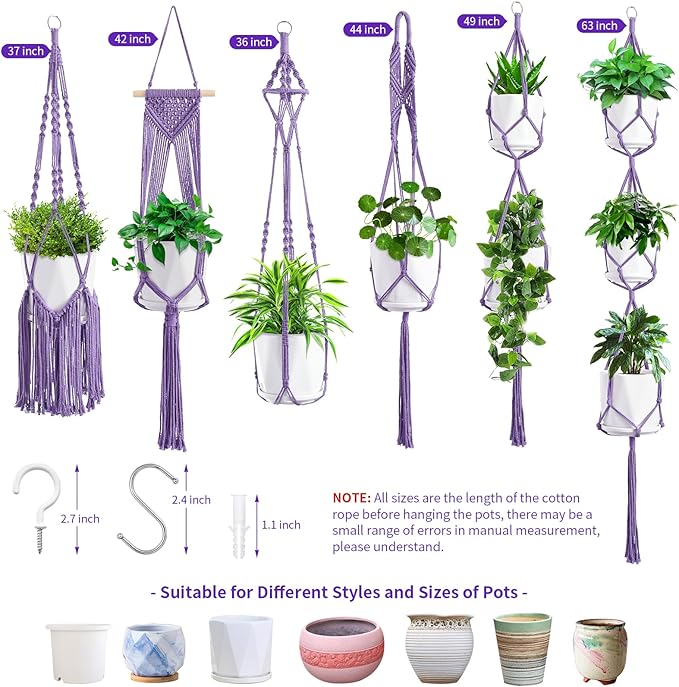 Macrame Plant Hangers - Image 7