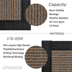 UPGRADE Privacy Fence Screen 4'x33' Brown Outdoor 90% Visibility Blockage 170 - Image 2