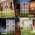 5.25FT Garden Trellis for Climbing Plants Outdoor, Metal Wall Lattice Climbing - Image 9
