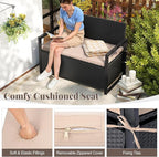 Tangkula 40 Gallon Outdoor Bench - Image 7