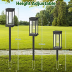 BesLowe Solar Pathway Lights Outdoor, Super Bright Outside Lights - Image 6