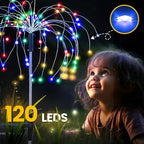 GIGALUMI Garden Decor Outdoor Lights 120LED 8Pack, Solar Garden Lights - Image 3