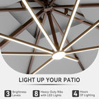 10 X 13 FT Cantilever Outdoor Patio Umbrella - Image 4