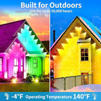500ft permanent outdoor light, RGB outdoor eave lights - Image 5