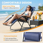 NEWBULIG Zero Gravity Chair Set of 2, Lounge Chair Folding Portable Adjustable - Image 5