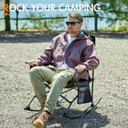 Portal Outdoor Rocking Chair Camping Folding Portable Rocker - Image 3