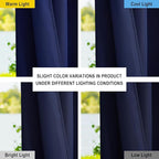 NICETOWN Outdoor Curtains for Patio Waterproof Extra Long W55 x L108 Inch - Image 6