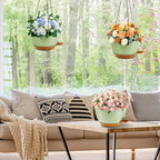 10 inch Hanging Planters for Indoor Plants, 3 Pack Self-Watering Hanging - Image 2