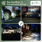 DINGLILIGHTING Solar Lights Outdoor Waterproof: IP65 Led Spot Light Decorations - Image 3