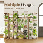 Bamworld Plant Shelf Indoor 30 Pots Large Plant Shelf Wide Tall Outdoor Plant - Image 7