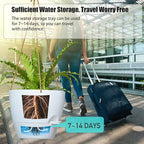 8 inch Hanging Planters, 2 Pack Self Watering Hanging Pots - Image 3