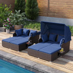 Tangkula Patio Rattan Daybed - Image 4