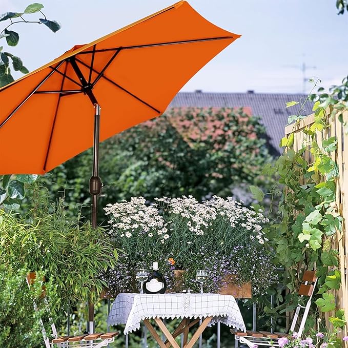 Blissun 7.5 ft Patio Umbrella, Yard Umbrella, Outdoor Market Umbrella - Image 7