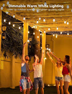 Govee Smart Outdoor String Lights H7029, 24ft RGBIC Outdoor Lights - Image 3