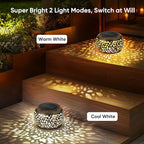 Solar Lantern Outdoor Patio Decor: Solar Lanterns Outdoor Waterproof Hollow Out - Image 3