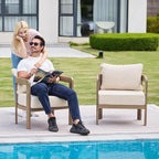 Patio Furniture Set, 4 Pieces Outdoor Furniture Patio Conversation Set - Image 7