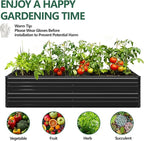 Vengarus 12x2x2FT Galvanized Raised Garden Bed Kit, Large Rectangle Elevated - Image 6