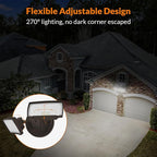 LEPOWER 3000LM LED Flood Light Outdoor, Switch Controlled LED Security Light - Image 4