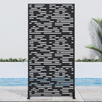 Casaphoria 72" H x 35" W Metal Outdoor Privacy Screen, Freestanding Decorative by Casaphoria