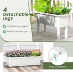 Giantex Raised Garden Beds Outdoor Set of 2, Self-Watering Planter Box - Image 6
