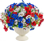 18 Pcs Artificial Fake Pansy Flowers - Image 7