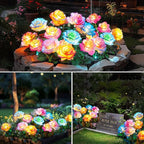 10 Pack Solar Flowers Lights Outdoor Waterproof - Image 5